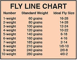 Fly Line Weight Chart